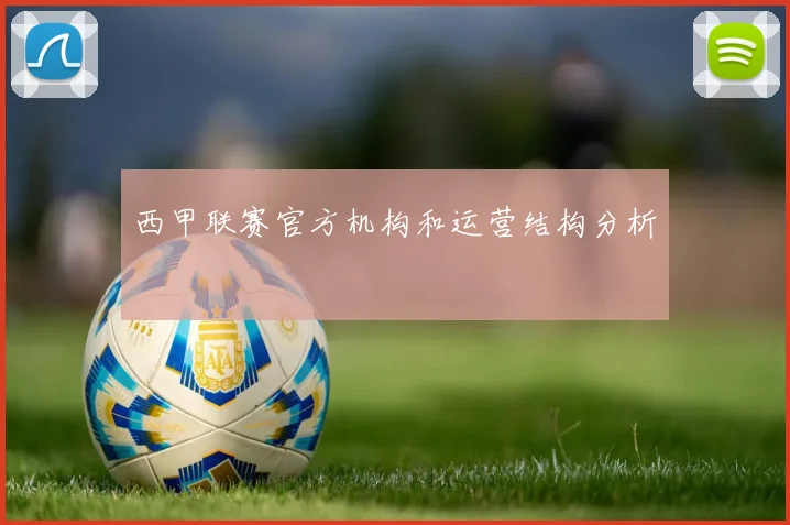 西甲联赛官方机构和运营结构分析